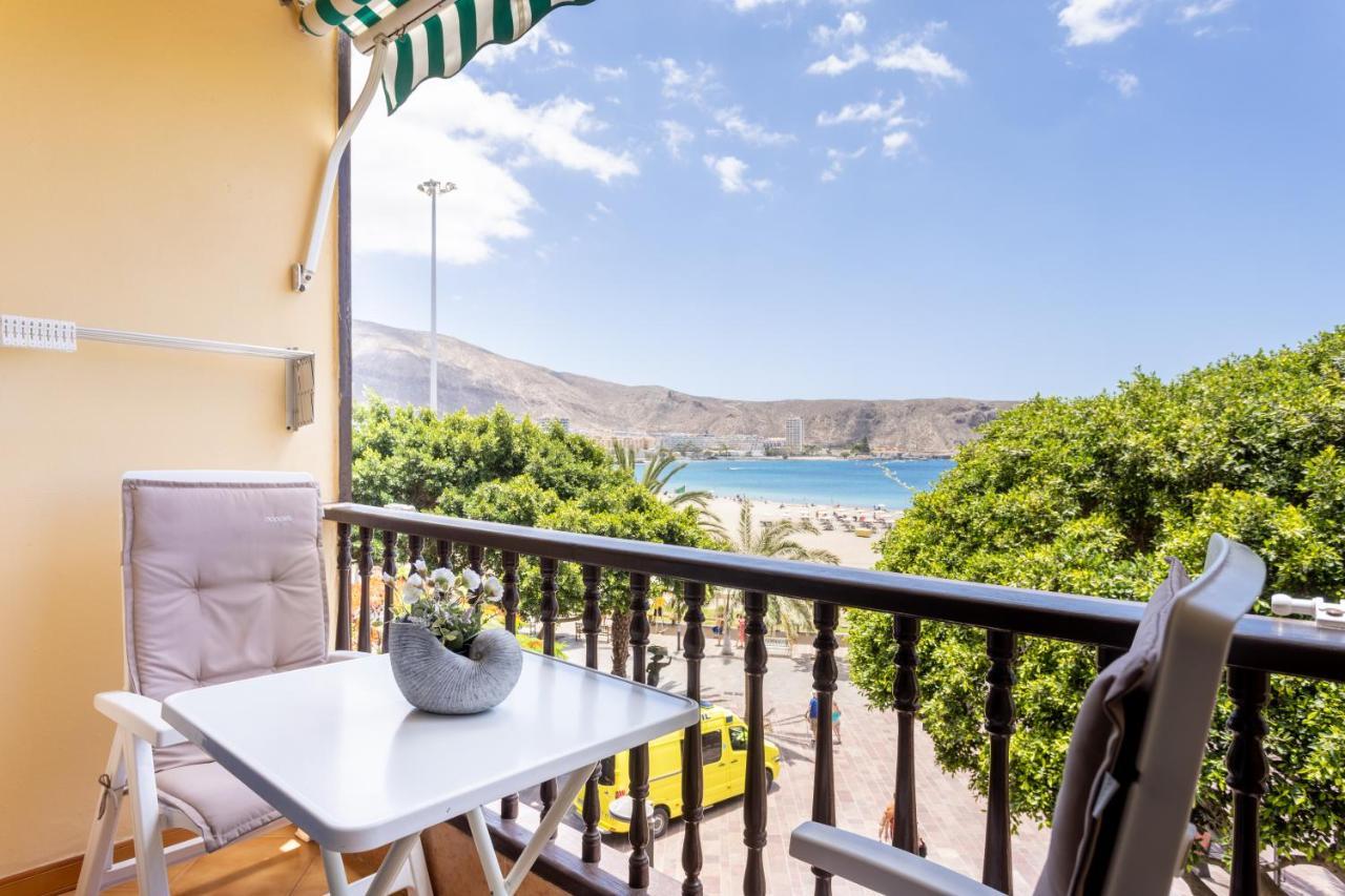 Classbnb - Seafront Studio With Beach View In The Center Of Los Cristianos Лос Кристианос Экстерьер фото